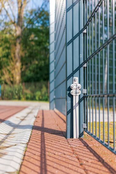Detailaufnahme der Zaunanlage