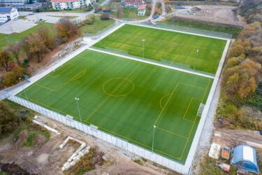 Luftaufnahme Sportgelände Peiting