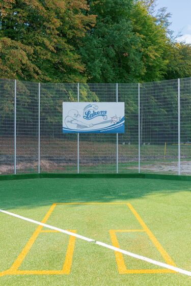 Blick auf die Baseballanlage des TSV Lütjensee