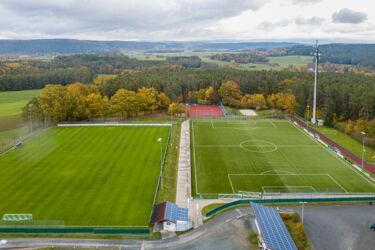 Luftaufnahme der Sportanlage TSV Neudrossenfeld