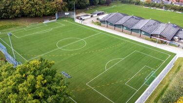 Blick aus der Luft: Sportanlage TSV Lütjensee