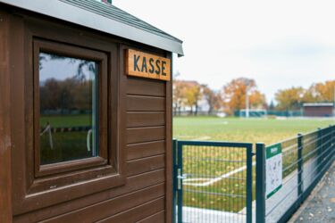 Blick auf Kassenhaus